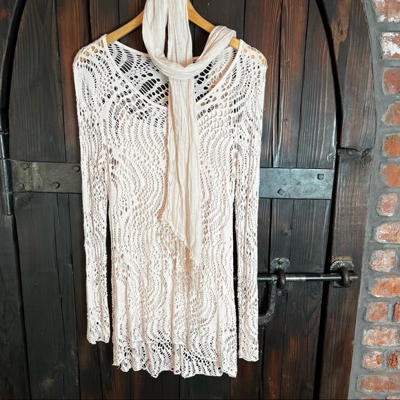 3pc Boho lace cutout top camisole set S - Picture 1 of 4